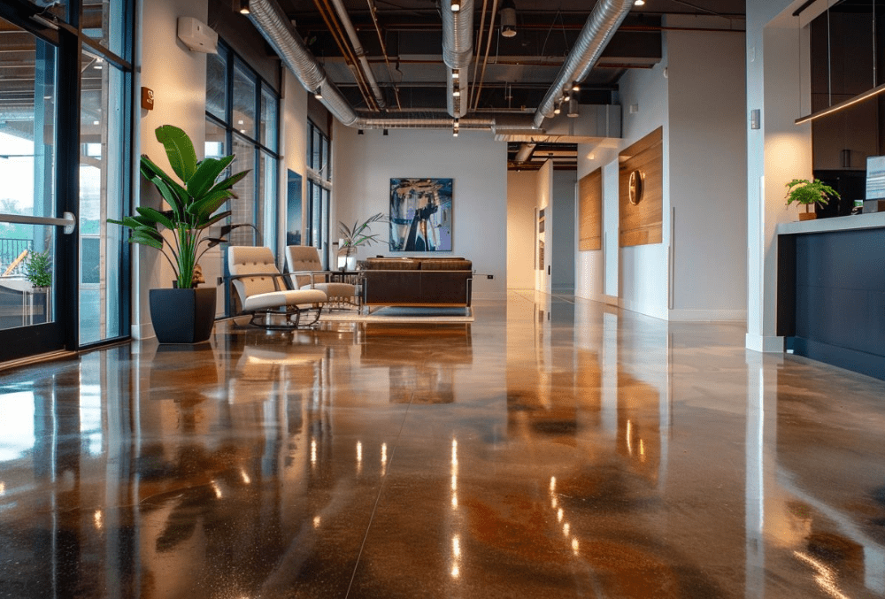 commercial concrete flooring