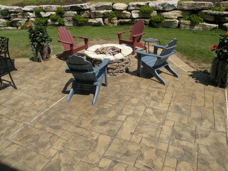 decorative stamped concrete dallas