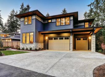 residential house with a concrete driveway