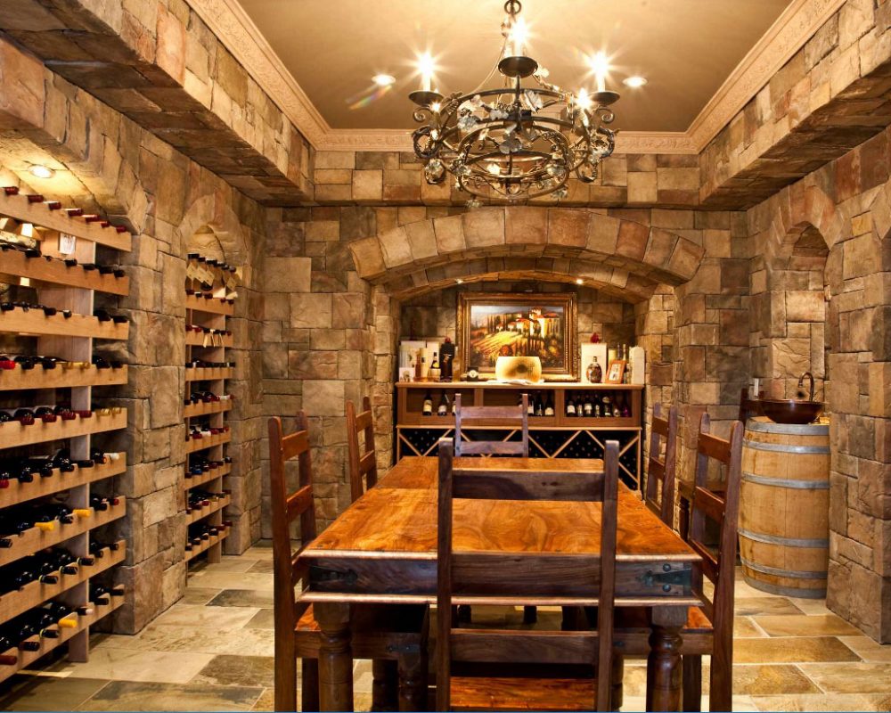 wine storage basement