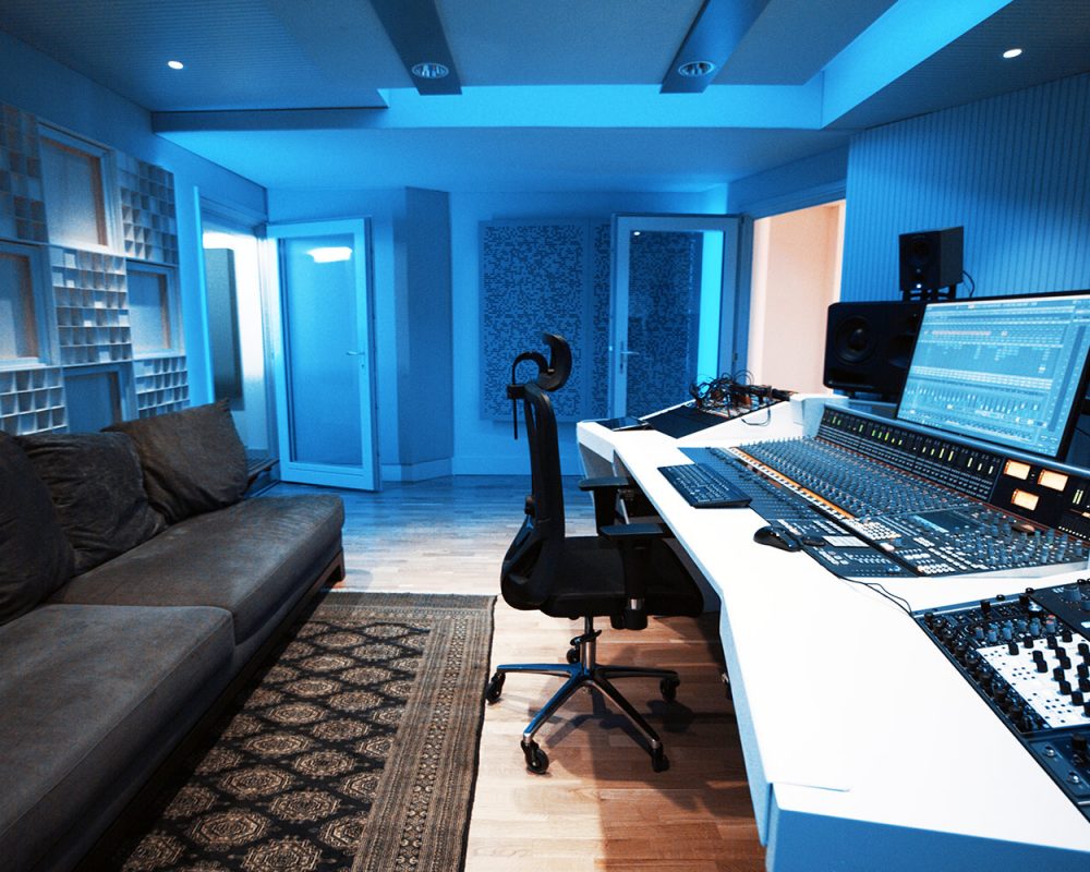 basement recording studio