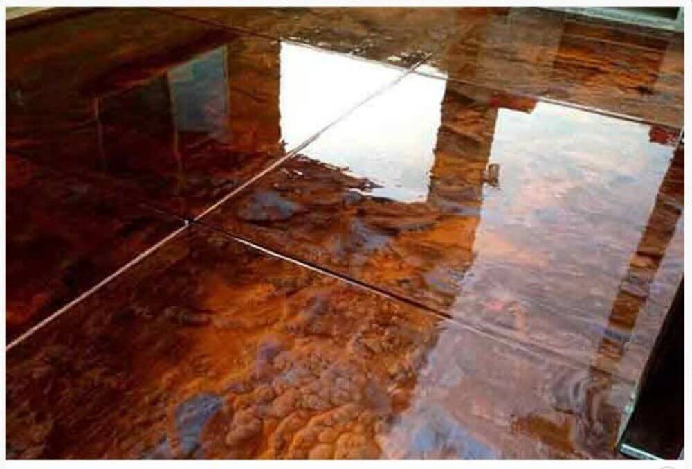 terracotta colored flooring