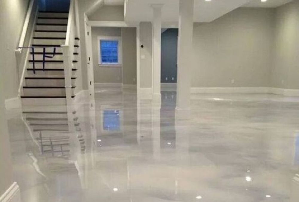 epoxy flooring basement