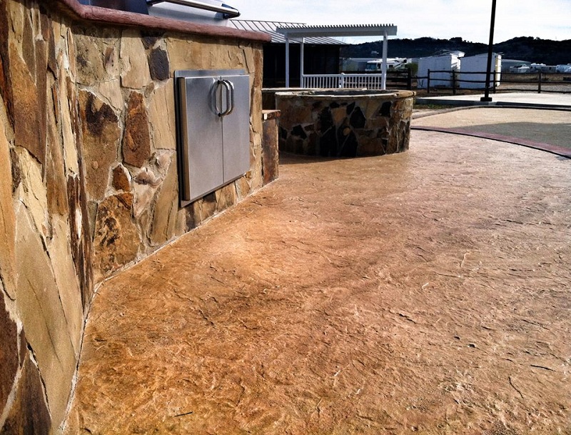 stamped decorative concrete dallas