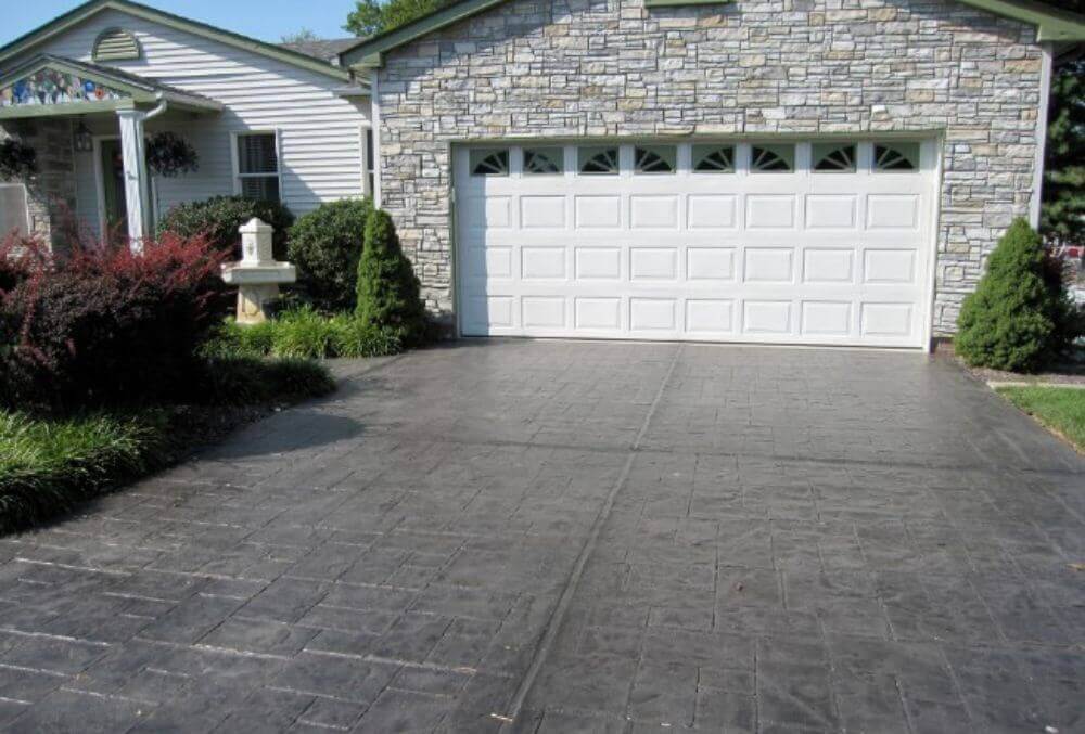 concrete driveway