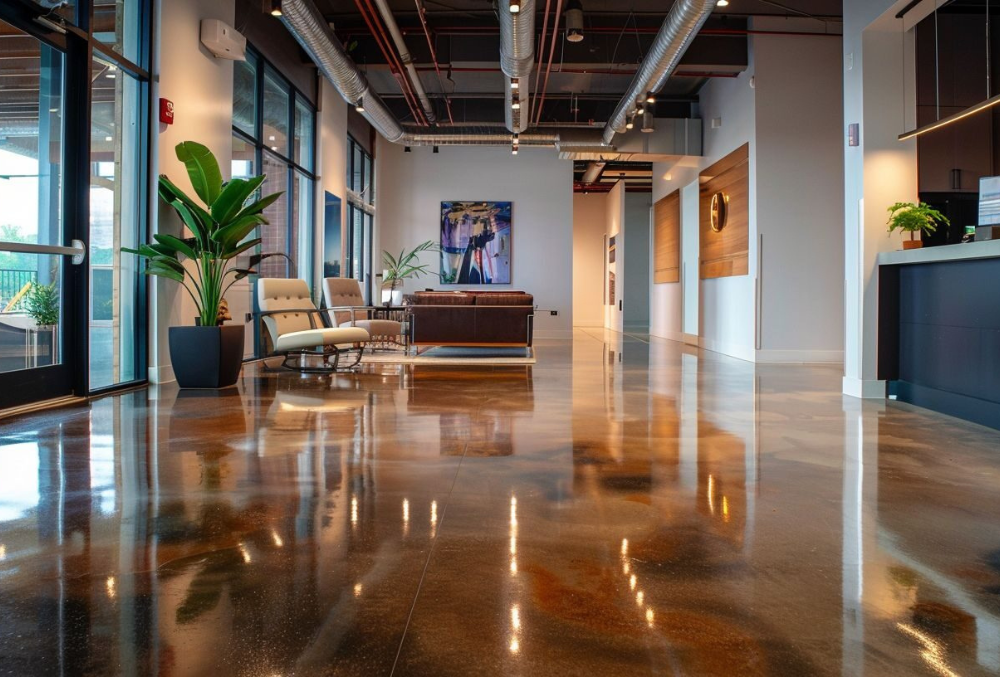 commercial concrete flooring