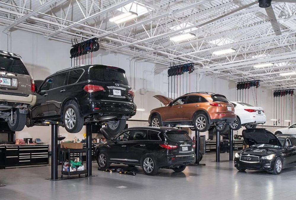 auto shop garage floor