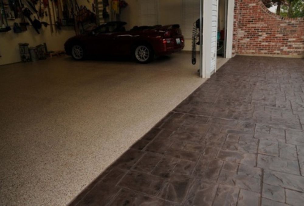 concrete driveway