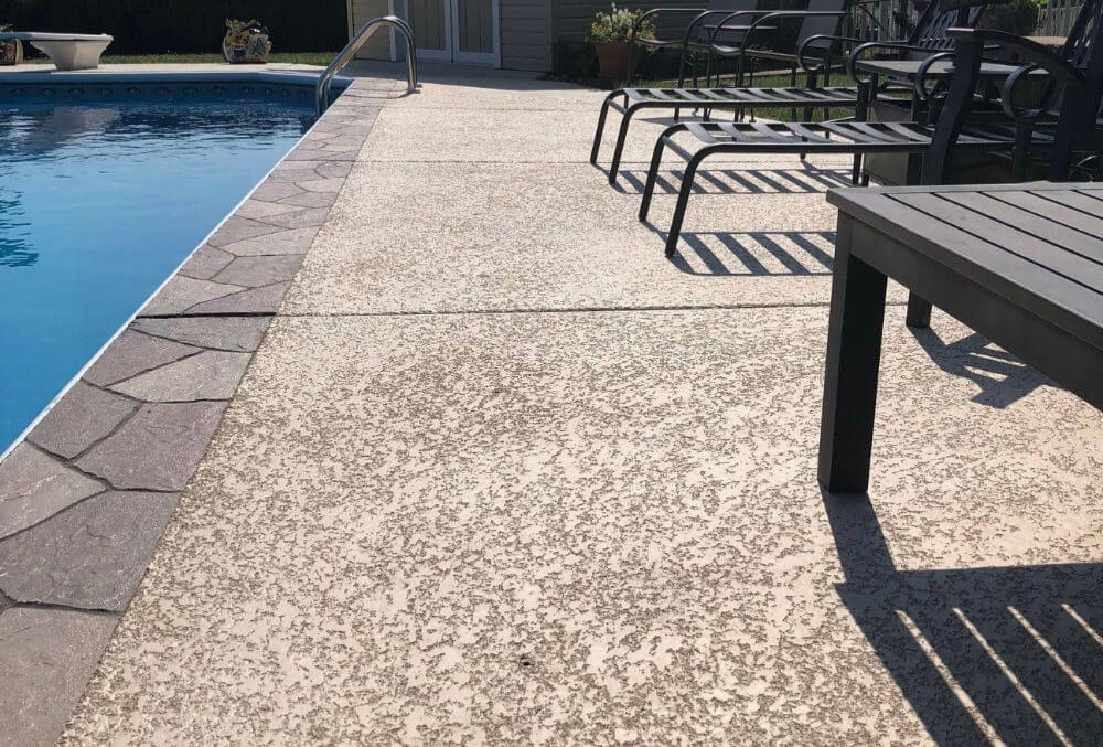 knockdown texture pool deck flooring