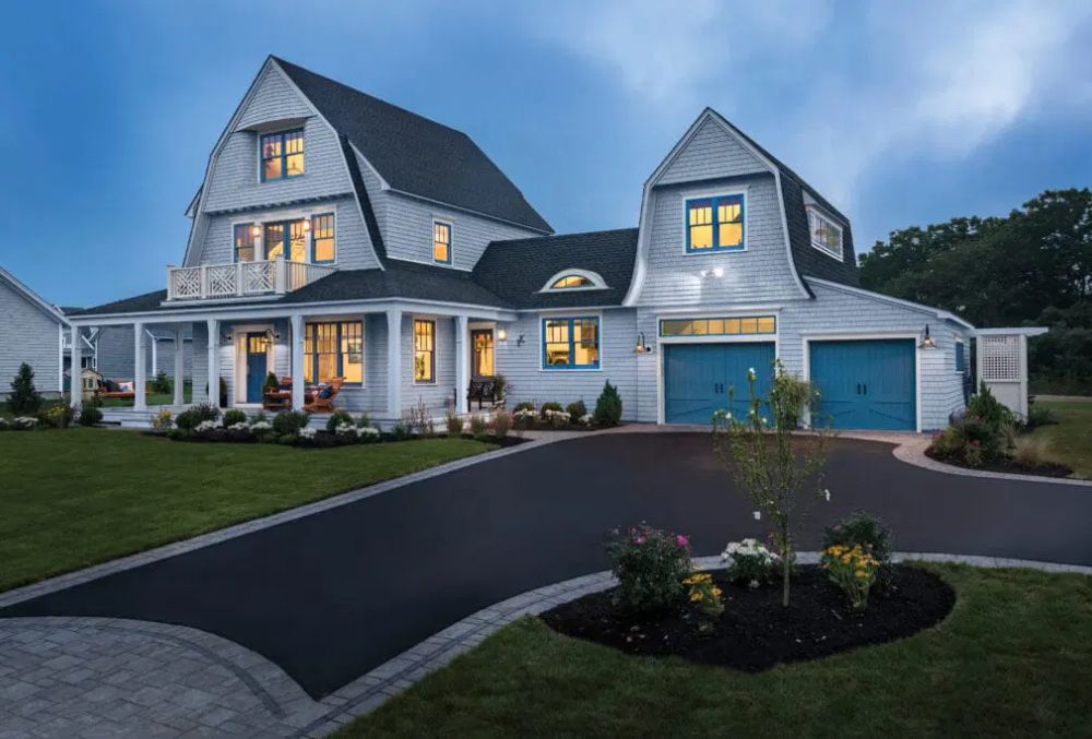 residential concrete driveway